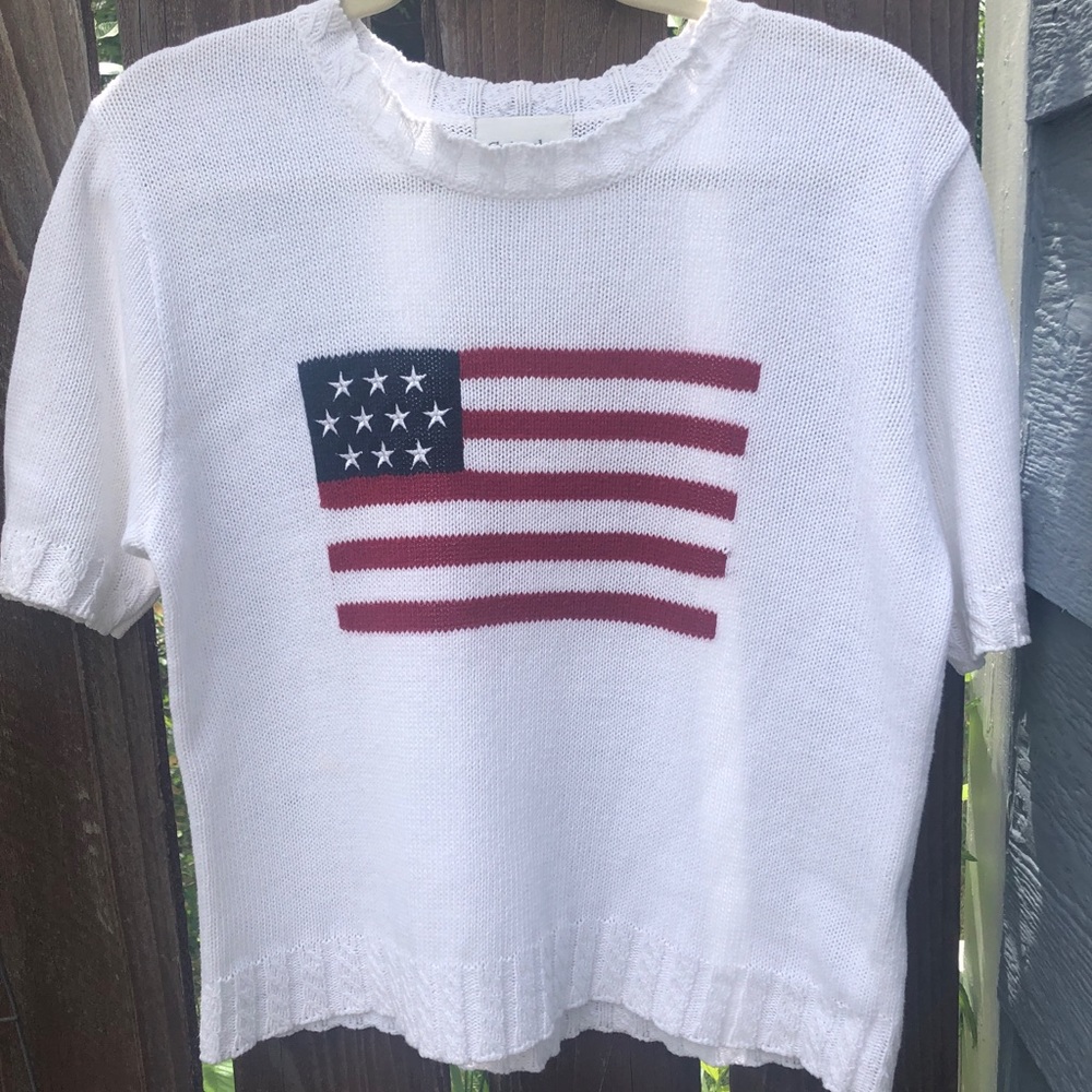 American Flag Sweater